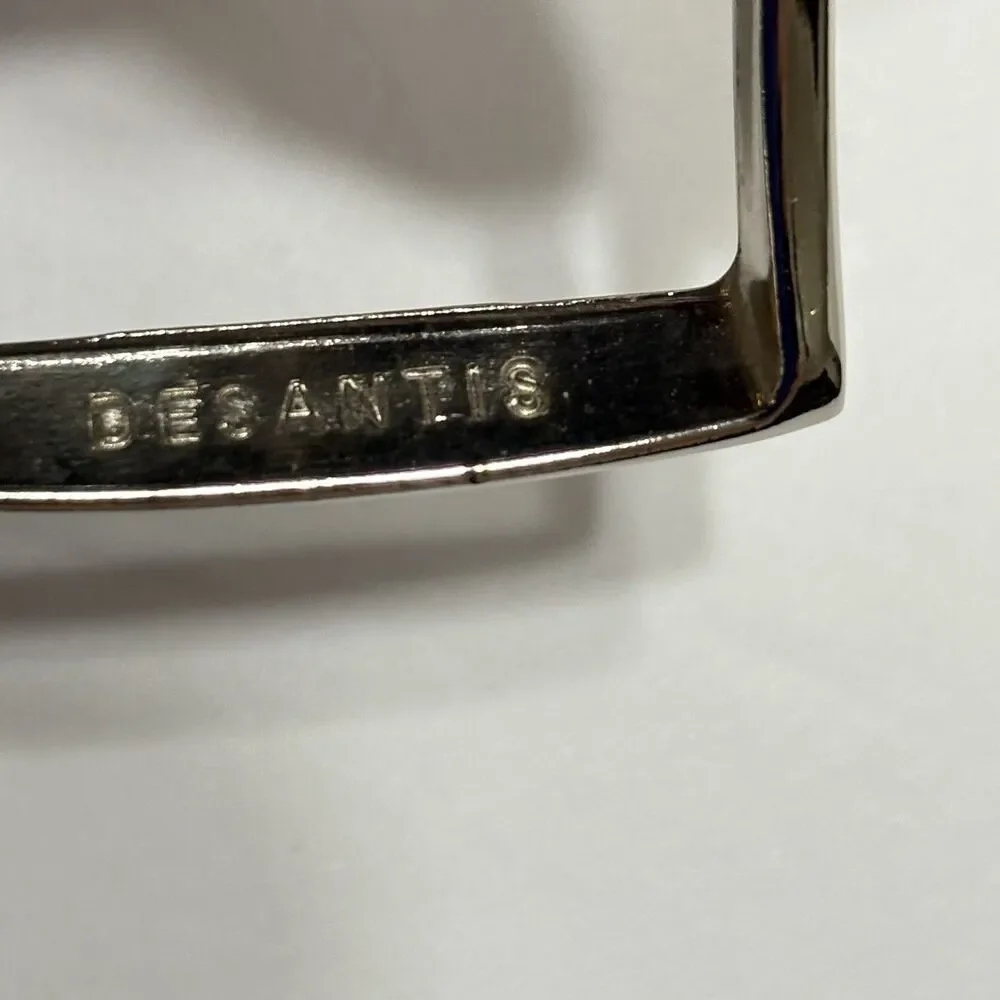 Desantis Fancy Stitched Lined Belt Leather 1.5 Inch Wide Model B27, 38